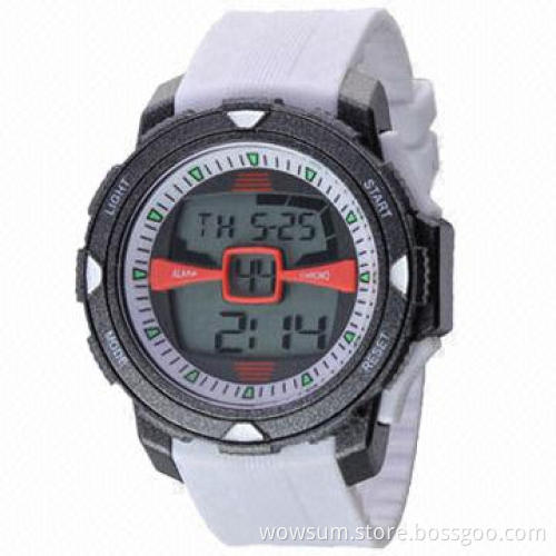 Men's Sports Watches, Eco-friendly Material with 30m Water-resistant